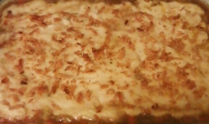 Shepherd's Pie with Parve Mashed Potatoes